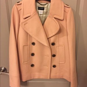 EUC J. Crew peacoat in burnished peach - size 0
